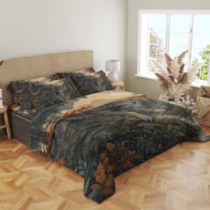 Autumn Guardian Wolf Bedding Set - Image 4