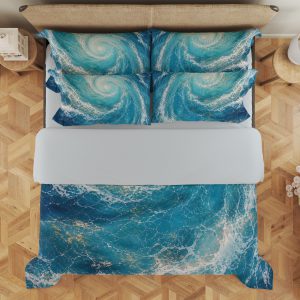 Azure Maelstrom Tide Bedding Set - Image 3