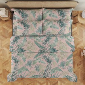 Blush Palm Breeze Bedding Set - Image 3