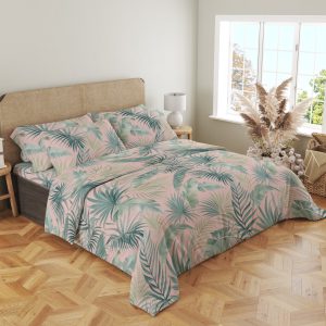 Blush Palm Breeze Bedding Set - Image 4