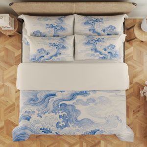 Cobalt Cloud Tide Bedding Set - Image 3