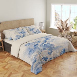 Cobalt Cloud Tide Bedding Set - Image 4