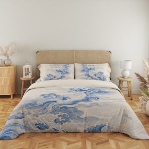 Cobalt Cloud Tide Bedding Set - Image 5