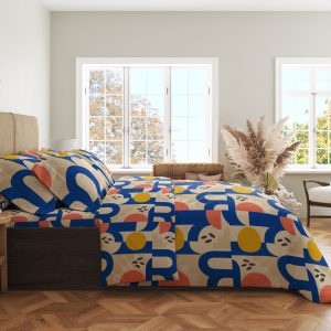 Alternative view of Cobalt Sunstream Bedding Set