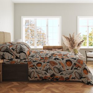 Alternative view of Concrete Rim Rush Bedding Set