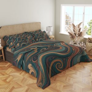 Copper Tide Labyrinth Bedding Set - Image 4