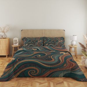 Copper Tide Labyrinth Bedding Set - Image 5