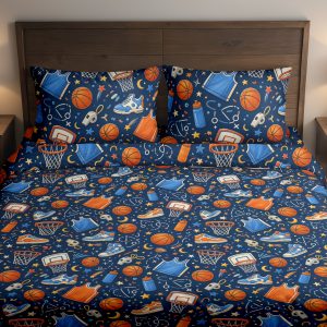 Cosmic Hoops Club Bedding Set