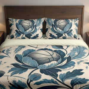 Court Bloom Linocut Bedding Set