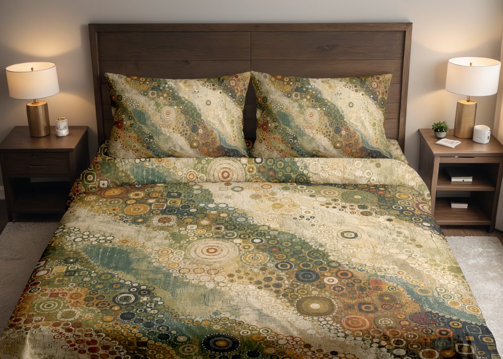 Earthen Orbit Mosaic Bedding Set