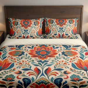 Festival Meadow Folkwork Bedding Set