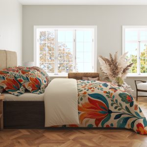 Alternative view of Festival Meadow Folkwork Bedding Set