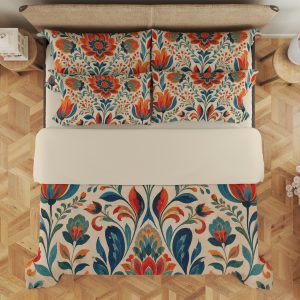 Festival Meadow Folkwork Bedding Set - Image 3