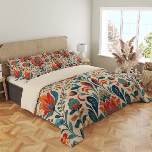Festival Meadow Folkwork Bedding Set - Image 4
