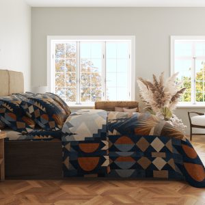 Alternative view of Highland Mustang Mosaic Bedding Set