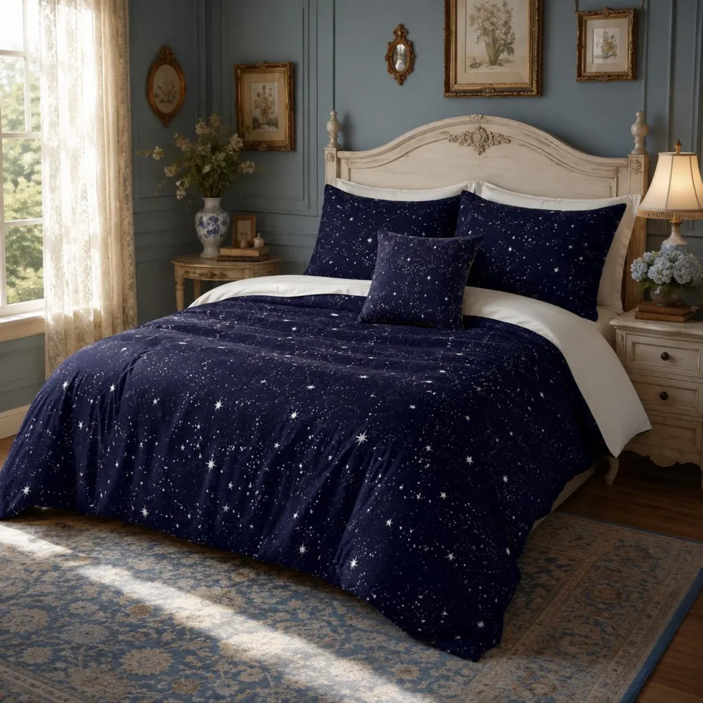 Celestial Starry Night Sky Bedding Set