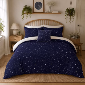 Alternative view of Celestial Starry Night Sky Bedding Set