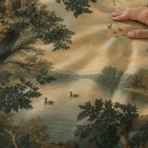Vintage Tapestry Forest Bedding Set - Image 3