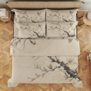 Ivory Magnolia Sparrow Bedding Set - Image 3