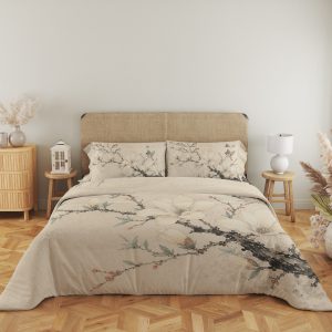 Ivory Magnolia Sparrow Bedding Set - Image 5