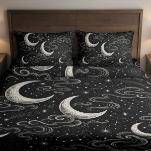 Lunar Cloud Glyphs Bedding Set