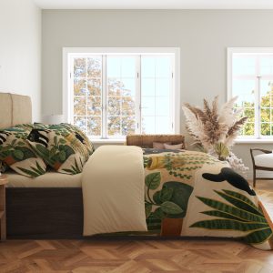 Alternative view of Midnight Garden Cats Bedding Set