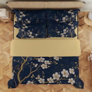 Midnight Gilt Blossom Arbor Bedding Set - Image 3