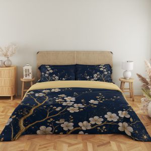 Midnight Gilt Blossom Arbor Bedding Set - Image 5