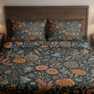 Midnight Wildflower Bedding Set