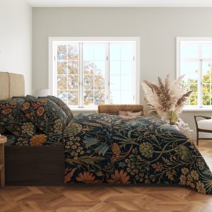 Alternative view of Midnight Wildflower Bedding Set