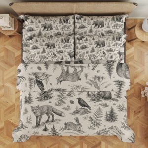 Northern Woodland Bestiary Bedding Set - Image 3
