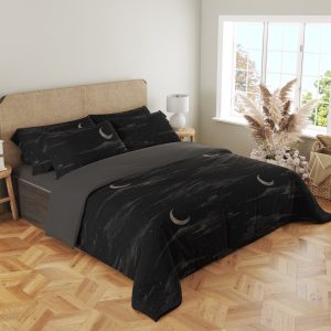 Obsidian Crescent Drift Bedding Set - Image 4