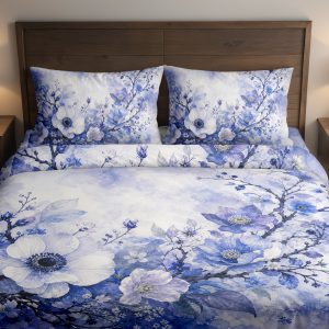 Periwinkle Moon Garden Bedding Set