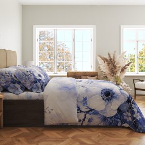 Alternative view of Periwinkle Moon Garden Bedding Set