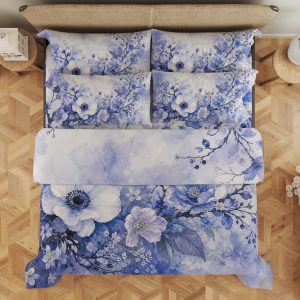 Periwinkle Moon Garden Bedding Set - Image 3