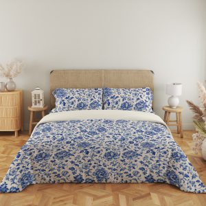 Porcelain Indigo Bloom Bedding Set - Image 5
