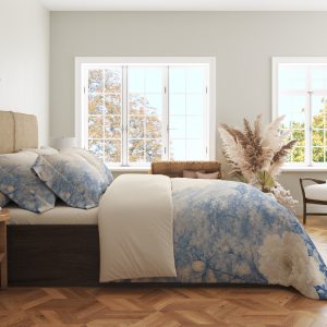 Alternative view of Porcelain Peony Vista Bedding Set