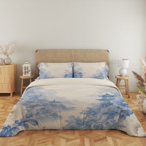Porcelain Peony Vista Bedding Set - Image 5