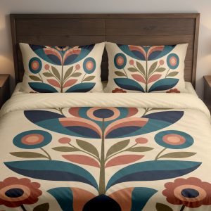 Retro Petal Totem Bedding Set
