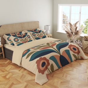 Retro Petal Totem Bedding Set - Image 4