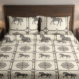Saddlebit Cameo Grid Bedding Set
