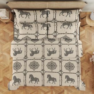 Saddlebit Cameo Grid Bedding Set - Image 3