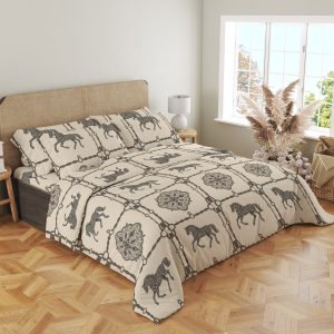 Saddlebit Cameo Grid Bedding Set - Image 4
