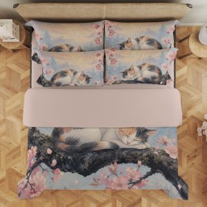 Sakura Daydream Cat Bedding Set - Image 3