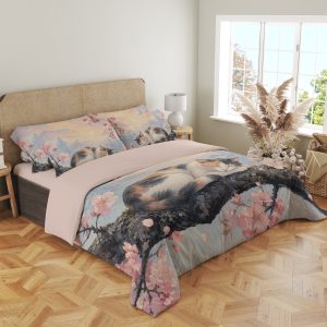 Sakura Daydream Cat Bedding Set - Image 4