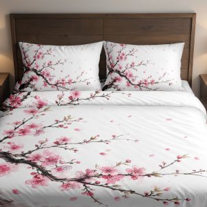 Sakura Ink Cascade Bedding Set