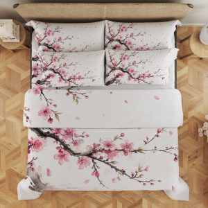 Sakura Ink Cascade Bedding Set - Image 3