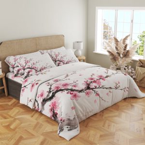 Sakura Ink Cascade Bedding Set - Image 4