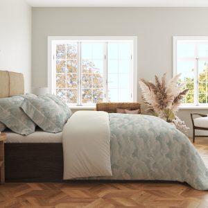 Alternative view of Seafoam Crest Rhythm Bedding Set