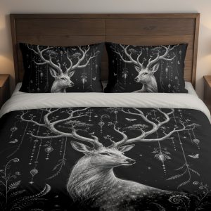 Silver Antler Enchantment Bedding Set